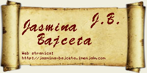 Jasmina Bajčeta vizit kartica